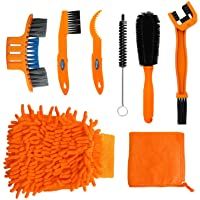 QKURT Kit de Herramientas de Limpieza de Bicicletas 8PCS- Cepillo de Bicicleta para Bicicletas de Carretera de montaña